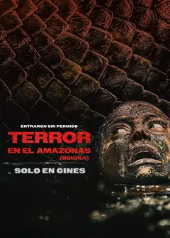 Póster de Terror en el Amazonas (boiuna)